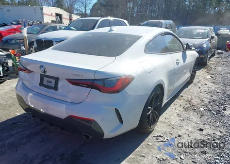 2021 BMW 430I z USA, uszkodzony, nr VIN WBA53AP06MCG93461